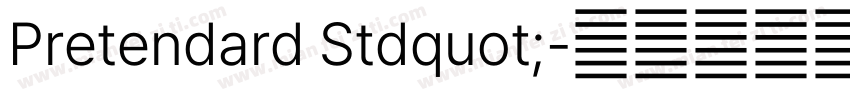 Pretendard Stdquot;字体转换
